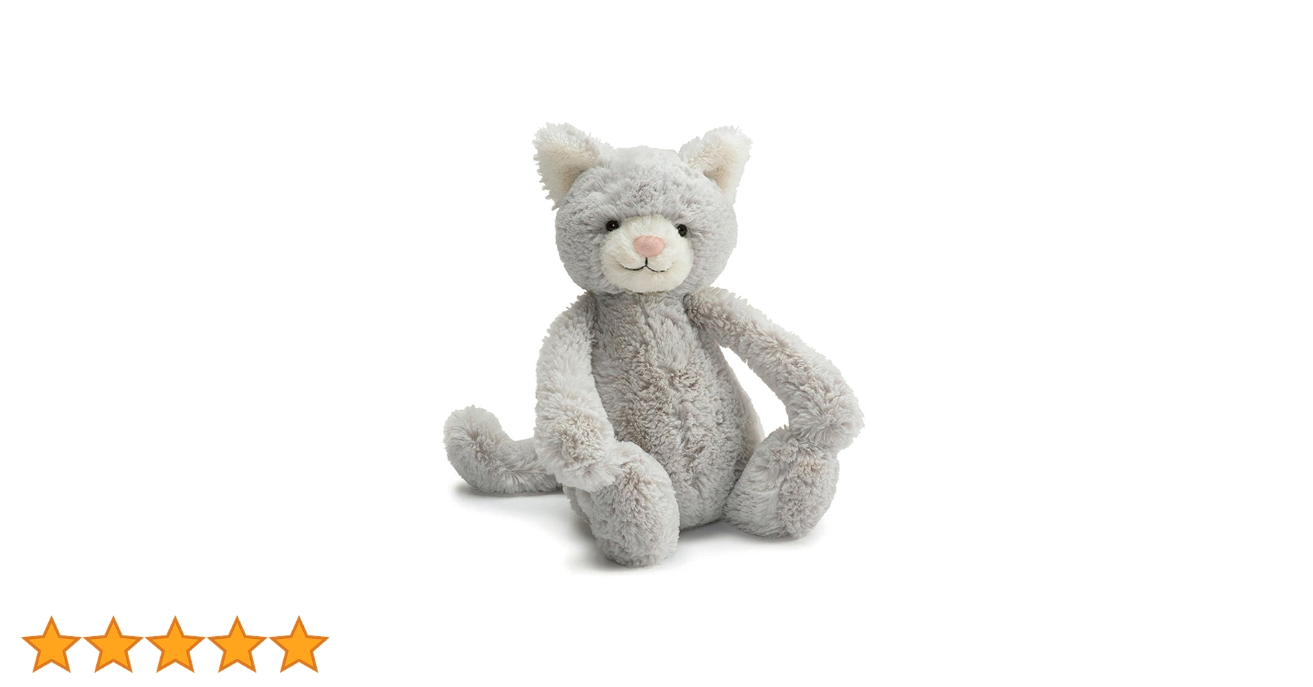 Amazon.co.jp: JELLYCAT Medium Bashful Kitty ネコ ぬいぐるみ